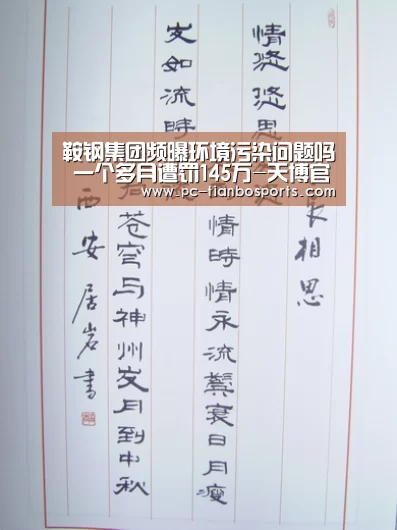 鞍钢集团频曝环境污染问题吗 一个多月遭罚145万-天博官网(图1) 天博首页平台